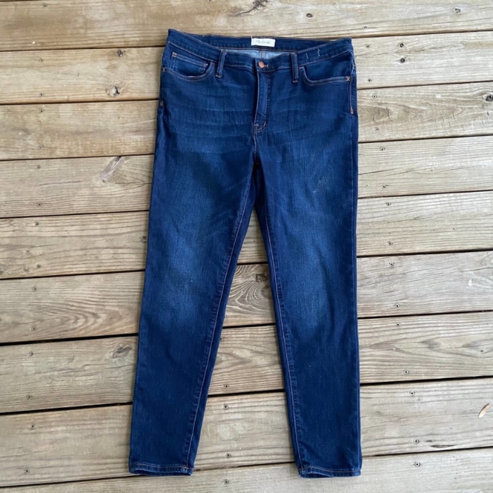 Madewell 9" Mid-Rise Skinny Jeans Size 33